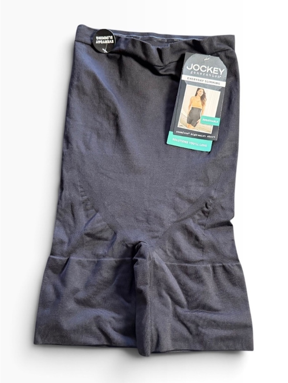 JOCKEY microfiber stretch 360 slimming seamless high waist shaping shorts NWT